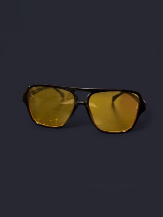 Accessories - Vintage Yellow Lens Aviator Sunglasses